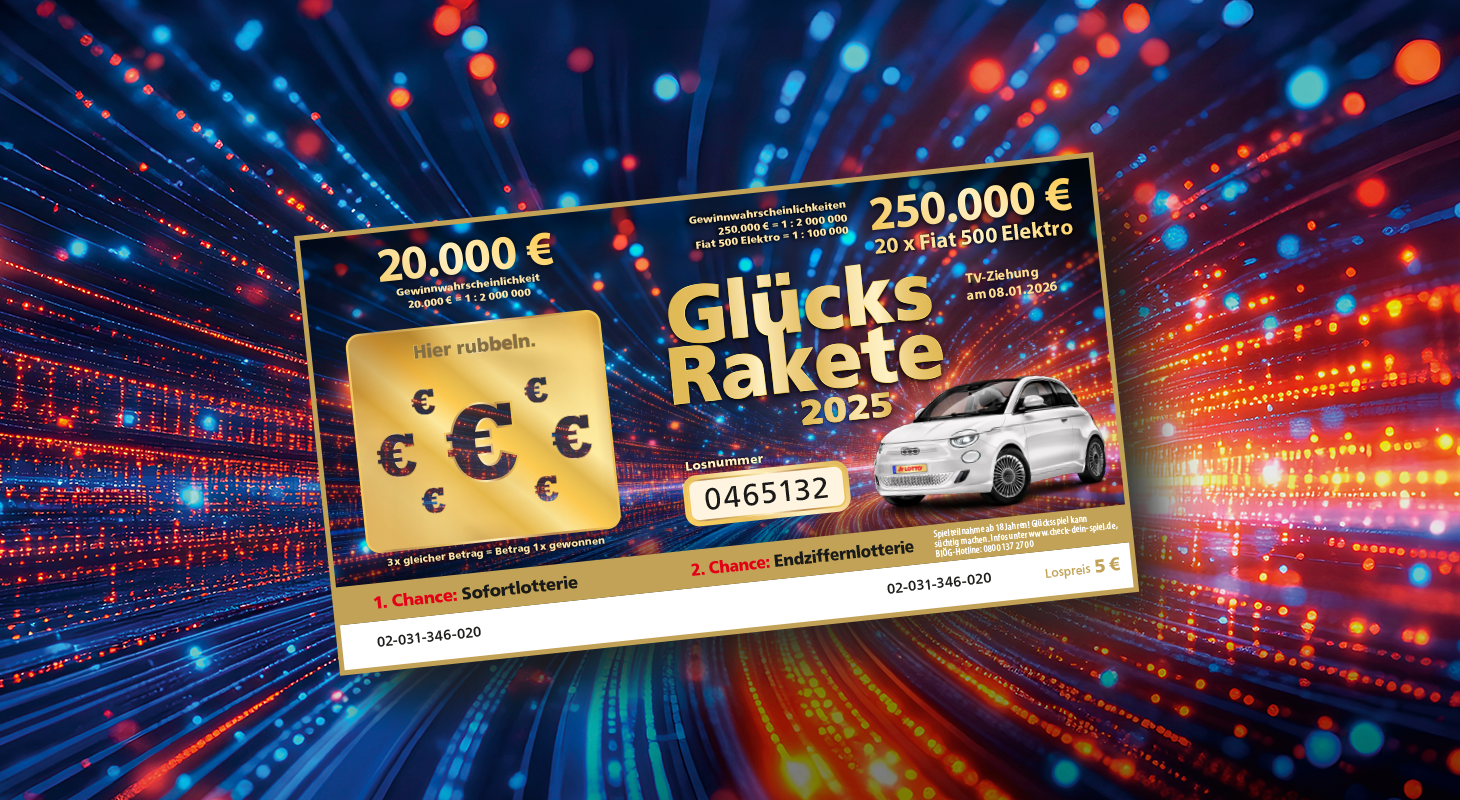2025_39_52KW_Glücksrakete_Landingpage-Motive_DasLos_1460x800 Glücksrakete 2025 Losabbildung mit Rubbel- und Ziehungsbereich