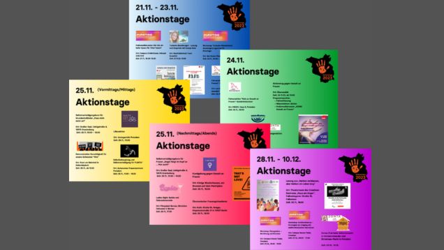 Sharepics Aktionstage gegen Gewalt an Frauen