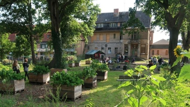 Bildungsgarten bei der Villa Hirsch