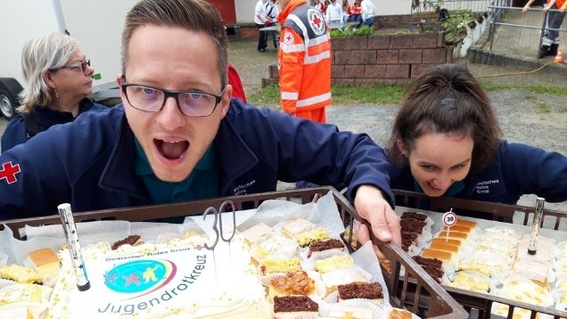 Kuchen zum Jugendrotkreuz Landeswettbewerb