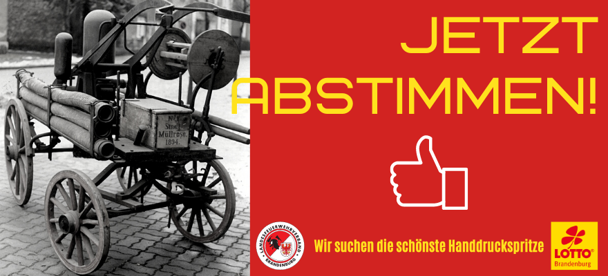 Historische Handdruckspritze Historische Feuerwehrtechnik
