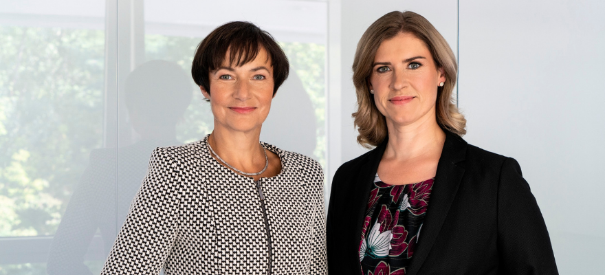 Lotto Brandenburg Bilanzmeldung 2022 Lotto-Geschäftsführerinnen Anja Bohms und Kerstin Kosanke