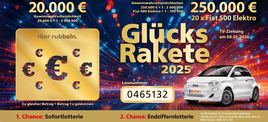 Glücksrakete 2025 Glücksrakete 2025