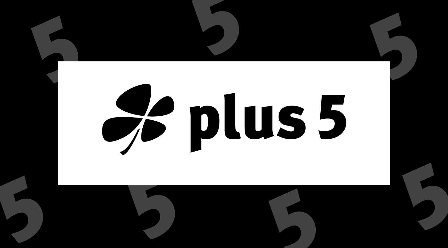 Logodarstellung der Zusatzlotterie plus5